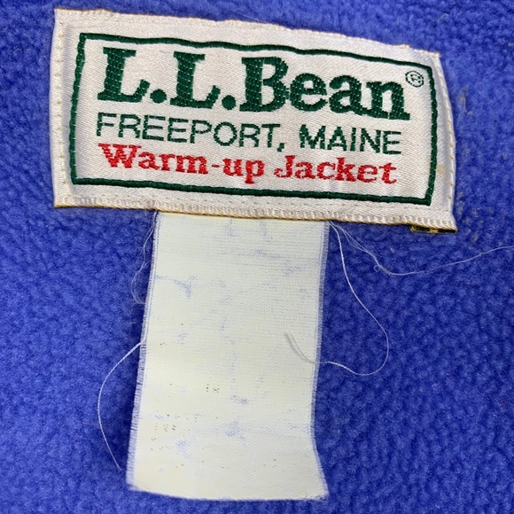 Vtg 90s LL Bean Warm Up Retro Purple Jacket - Picture 3 of 5